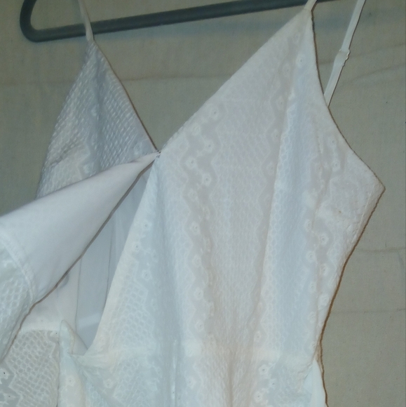 Sugar + Lips Shorts Lace Wrap Romper - Picture 9 of 15